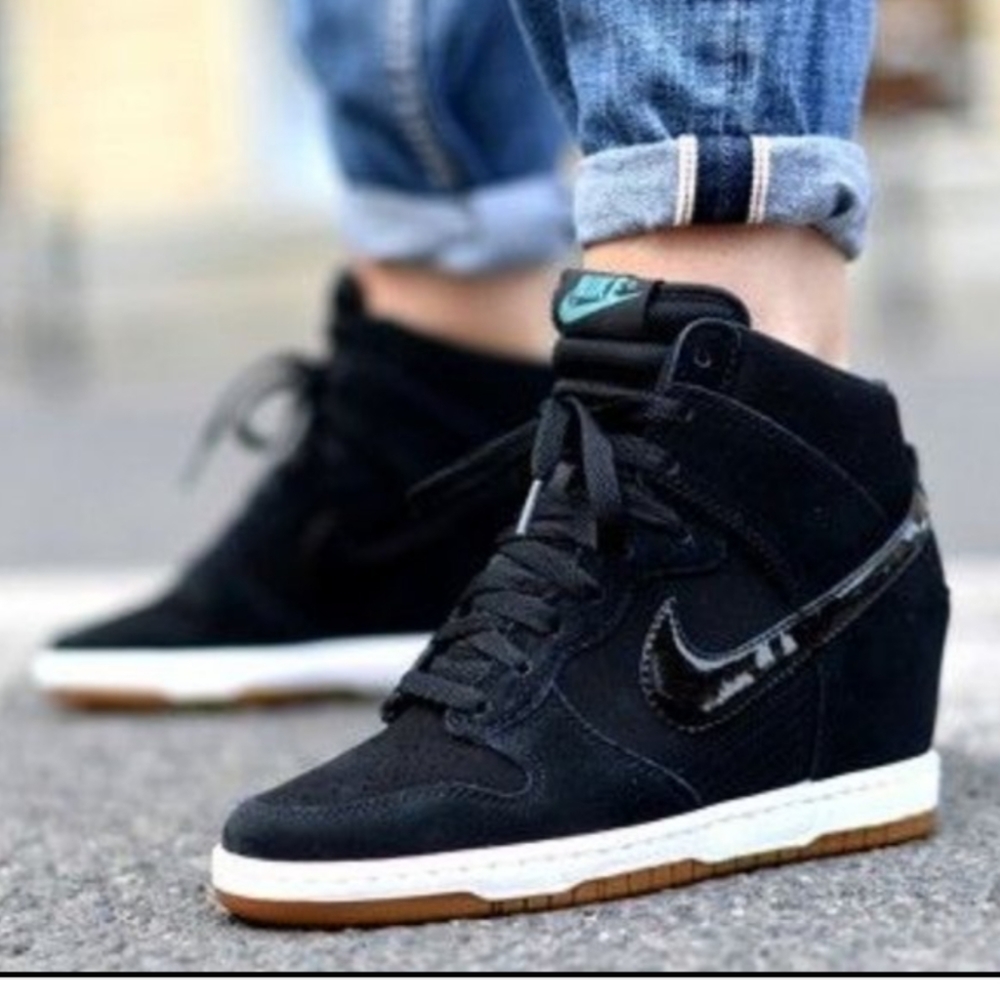 🔥Nike Dunk Sky Hi Hidden Wedge Sneakers
